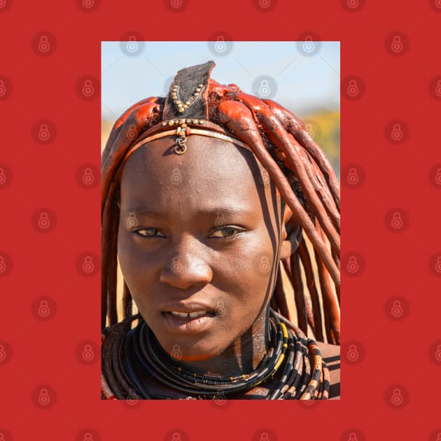 Namibia. Himba Tribe. Portrait of a Young Woman. by vadim19