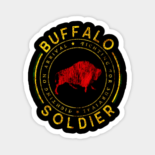 Buffalo Soldier Magnet