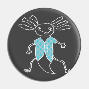 dancing axolotl Pin