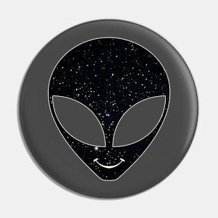 Space Alien Pin