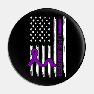 Lupus Awareness Flag Pin