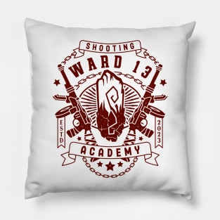 Ward 13 Shooting Academy Crest Pillow