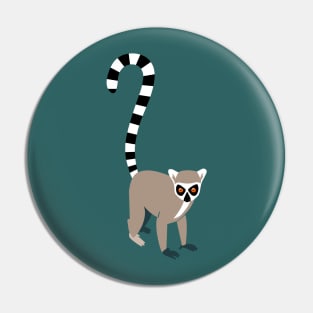 Ring-tailed lemur Pin