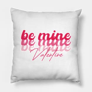 Be Mine Retro Valentine Pillow