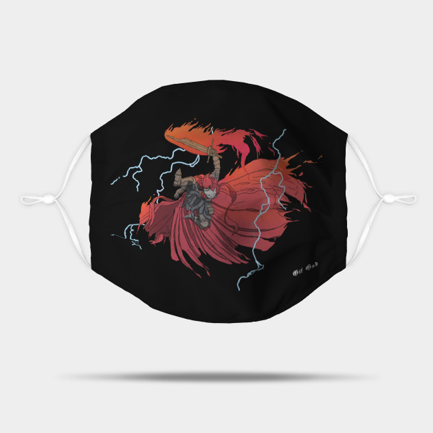 Dark Souls Slave Knight Gael Art Slave Knight Gael Unofficial Design Dark Souls Dark Souls Mask Teepublic teepublic