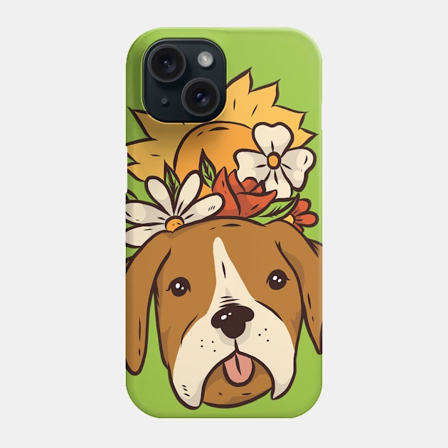 Hippie Dog Phone Case by Urban_Vintage