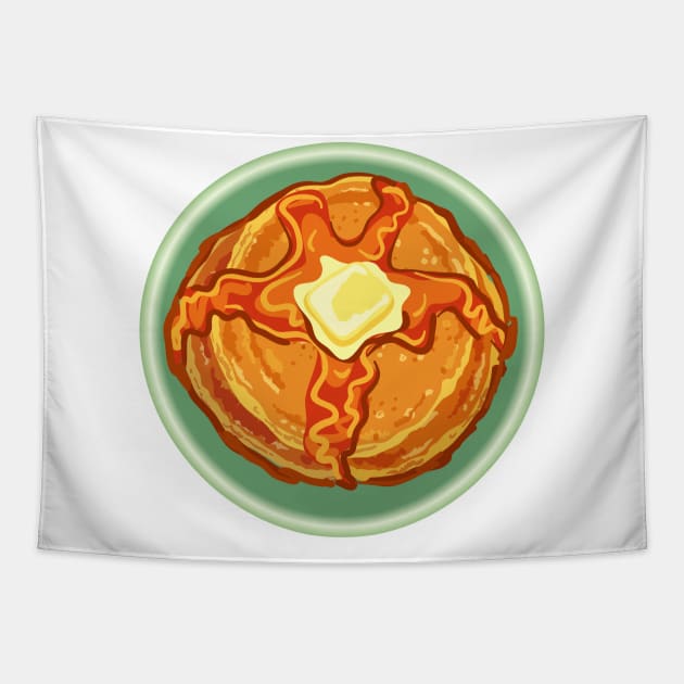 Above the Pancakes Tapestry by SWON Design