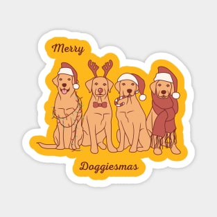 Dog Lover Christmas Magnet