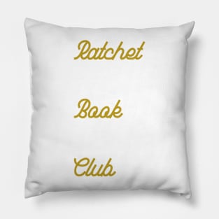 Ratchet Book Club Logo Shirt Pillow