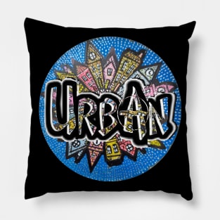 Urban Graffiti 1 by LowEndGraphics Pillow