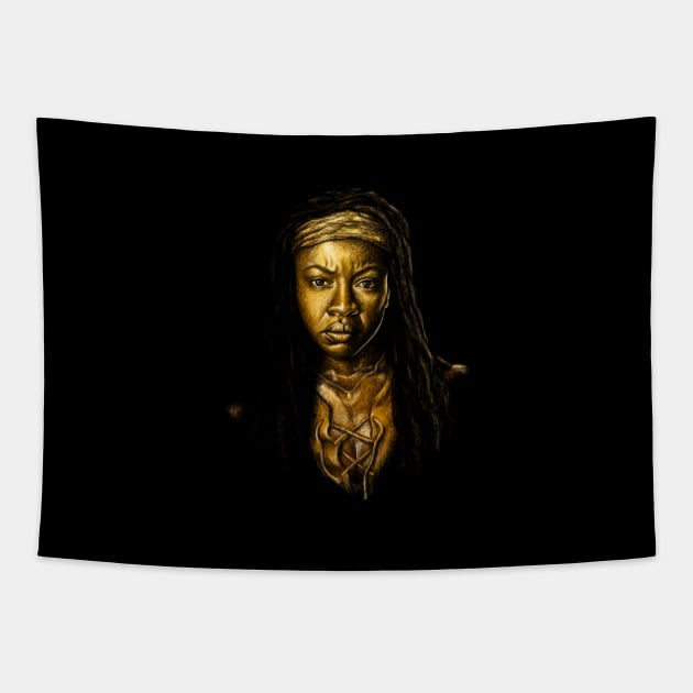 Michonne Golden Tapestry by ShayLei