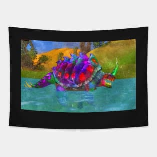 Armored turtle Tapestry