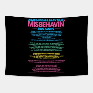 MISBEHAVIN SING ALONG Tapestry