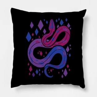 Bisexual Pride Snake Pillow