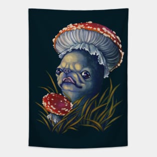 He Stares At You Forever Tapestry