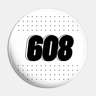 608, Area code Wisconsin Pin