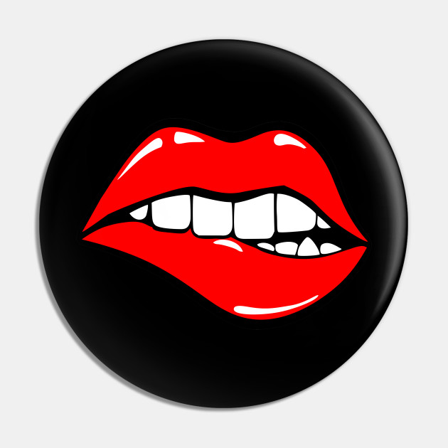 Woman Lips Face Masks Red Lips Silhouette Kiss Face Mask Funny Big Mouth Lips Sexy Lips Pin Teepublic Uk