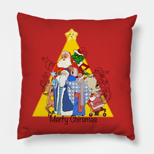 Santa claus Pillow by Zagalar