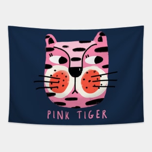 PINK TIGER Tapestry