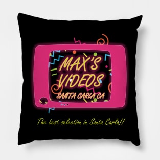 The Lost Boys Max's Videos Santa Carla Pillow