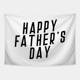 Simple Happy Father's Day Typography Tapestry