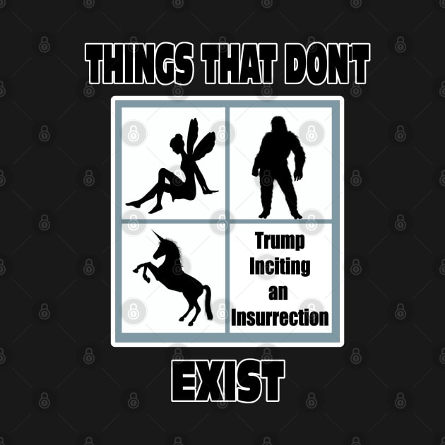 Things That Don't Exist Funny Political Humor Pro Trump by DesignFunk