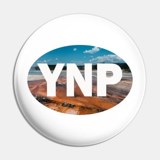 Yellowstone National Park Bumper Sticker Pin