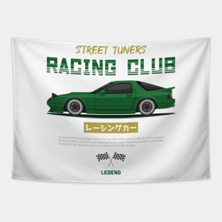 Midnight Racer Green FC3S RX7 JDM Tapestry