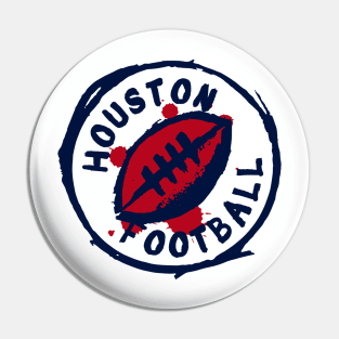 Houston Football 01 Pin