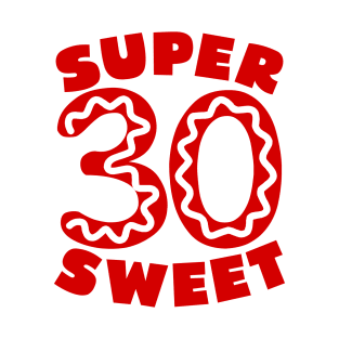 Super Sweet 30 Donut T-Shirt