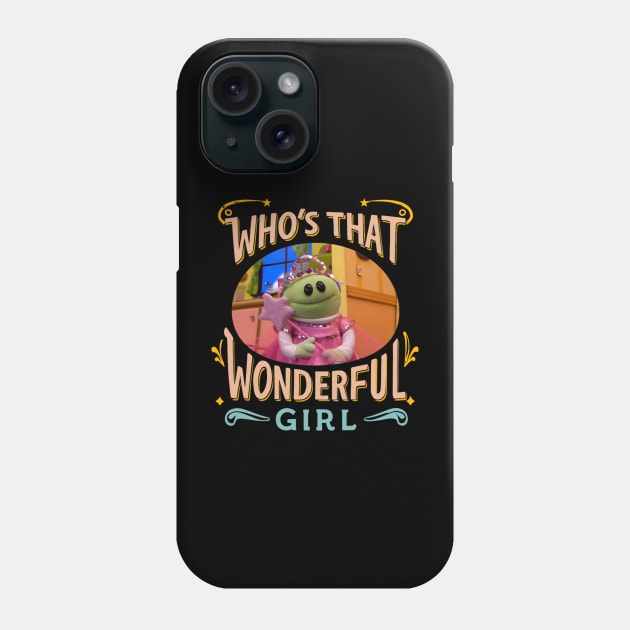 I Girl A Cute Monster Phone Case by Steven brown