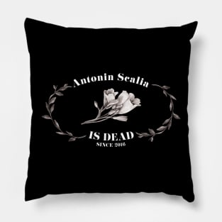 Scalia Since 2016 - White Text Pillow