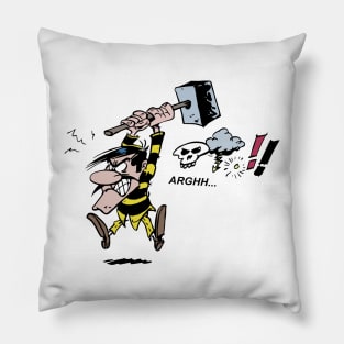 comic cowboys 2 Pillow