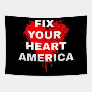 fix your heart america Tapestry