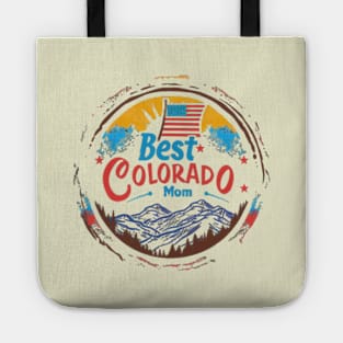 Best Mom in the COLORADO, mothers day gift ideas, love my mom Tote