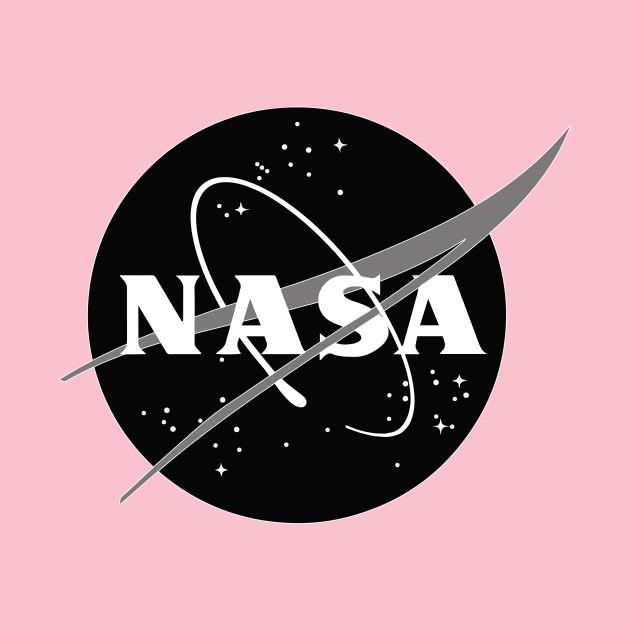 Black Nasa Logo National Aeronautics and Space Administration 2019 Moon Rocket by Prolifictees