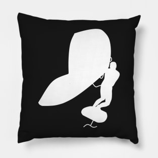 Surfer with wingfoil Pillow