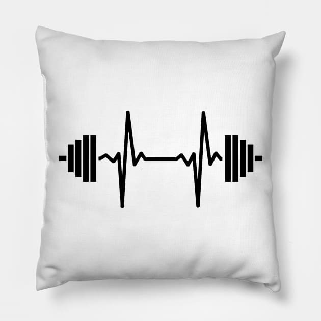 Fitness Is Life Pillow by Korry