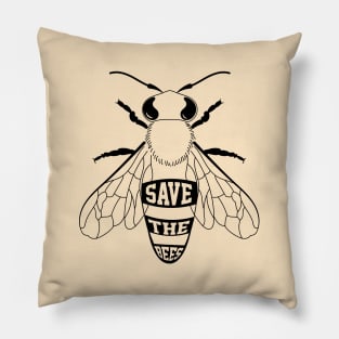 Save The Bees Pillow