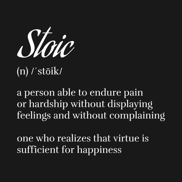 Stoic Definition by Autonomy Prints