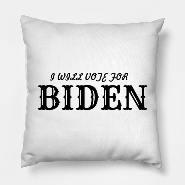 I vote for Biden Pillow by Hephaestus