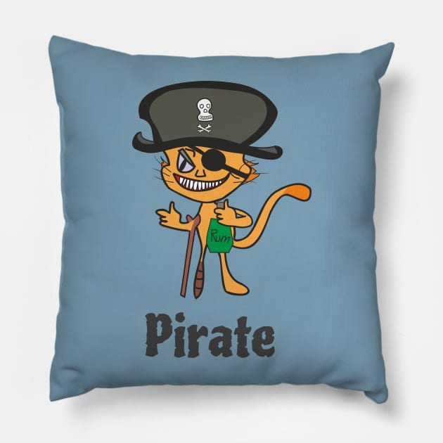 Pirat Pillow by Alekvik