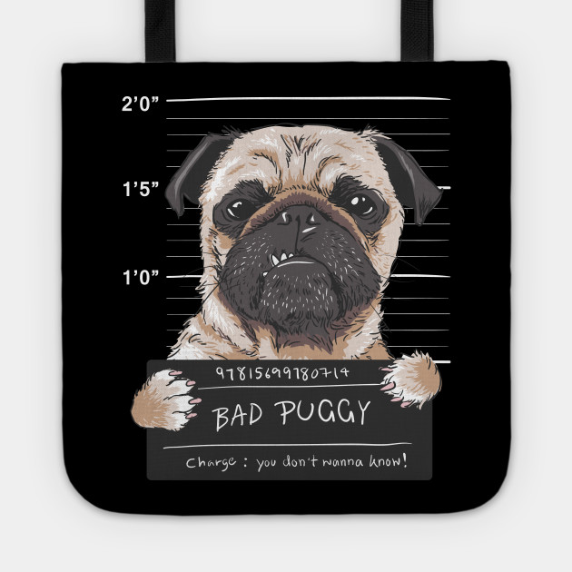 Funny Meme Of Bad Pug Boy T Shirt Valentines Day Tote Teepublic