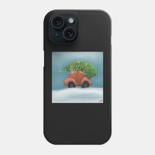 Christmas Tree on Car Phone Case