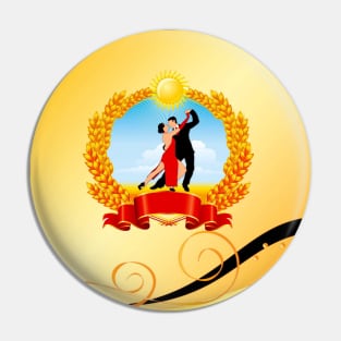 Golden Dancing Pin