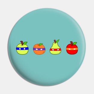 Ninja Fruit Pin