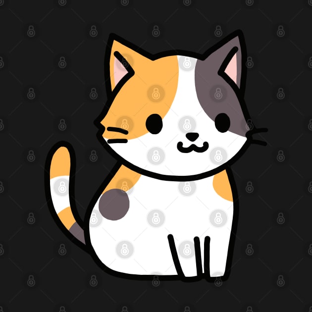 Calico Cat by littlemandyart