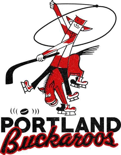 Defunct Portland Buckaroos Hockey 1969 Kids T-Shirt by LocalZonly