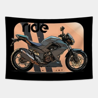 Ride kawasaki z300 cyber Tapestry