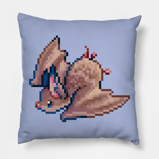 Pixel Bat Pillow by Ashdoun